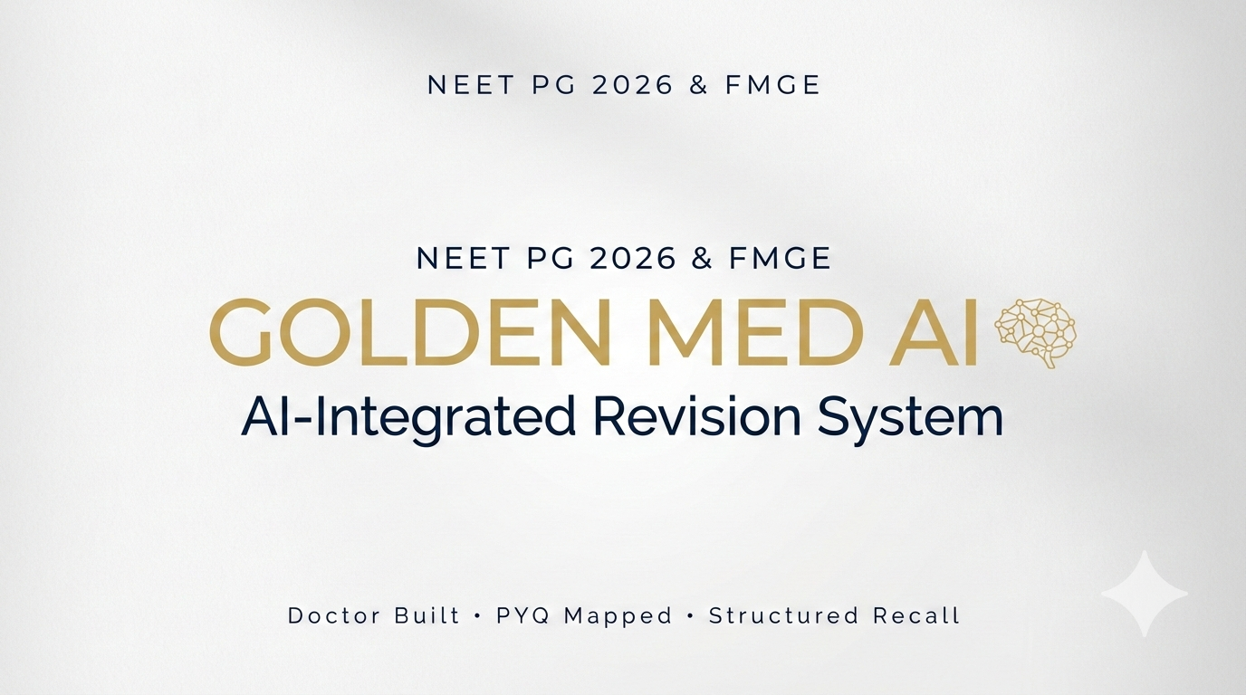 Why NEET PG 2026 & FMGE Students Are Moving to Golden Med AI and Notes ...
