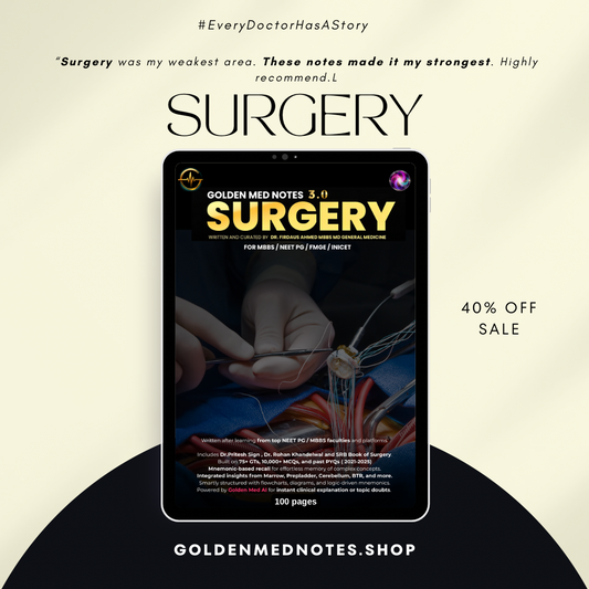 Surgery Golden Med Notes Edition 3.0