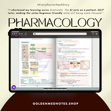 2nd Year MBBS Expert Concise Exam Ready Notes Bundle - GOLDEN MED NOTES