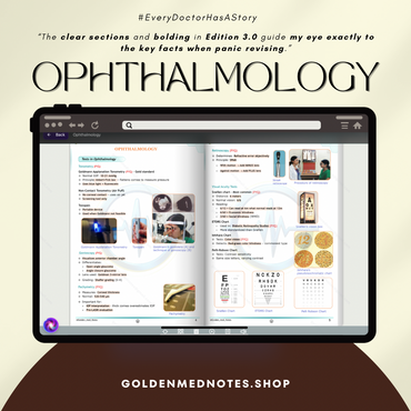 Ophthalmology Golden Med Notes Edition 3.0