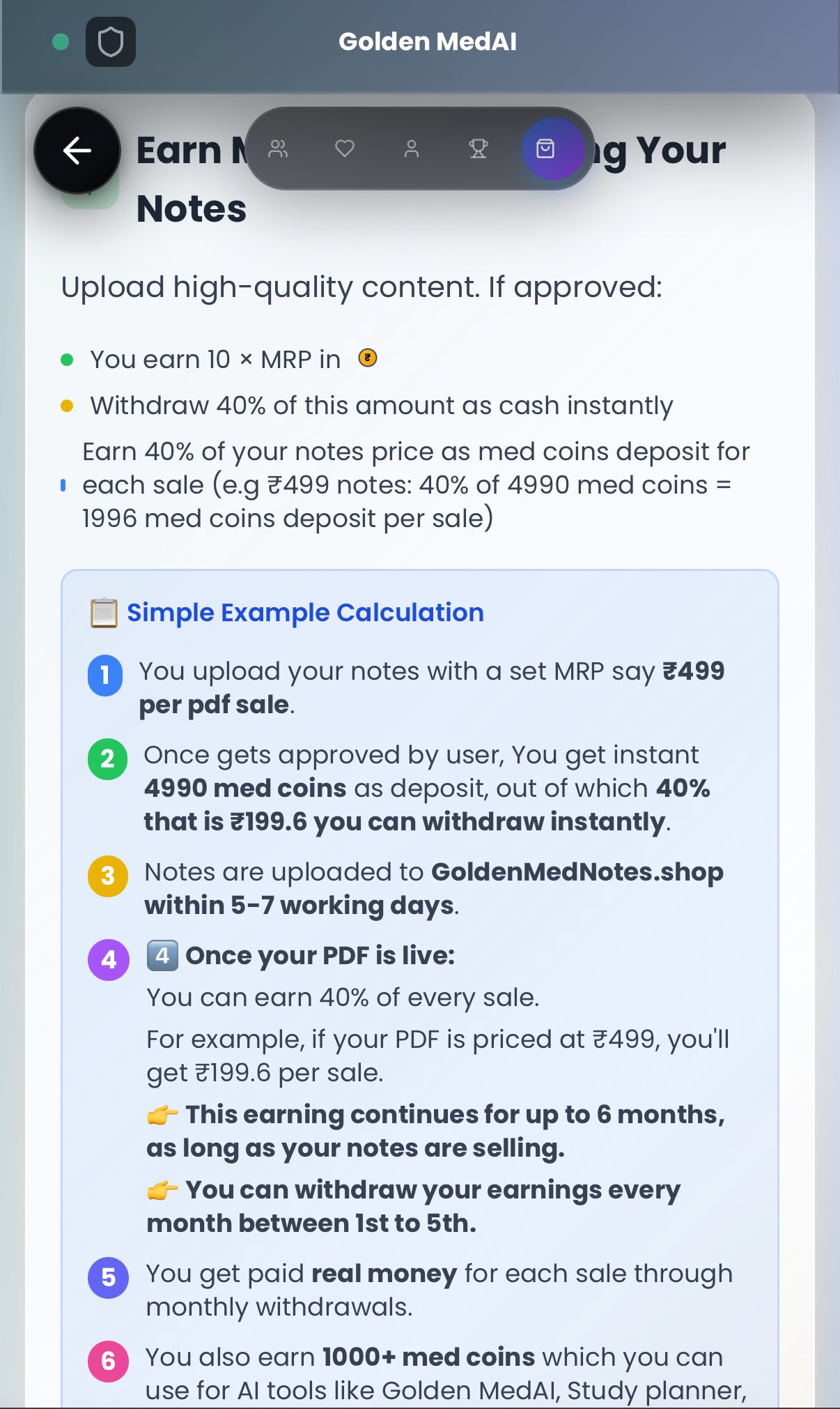 Golden MedAI 6-Monthly Subscription – ₹3499 / 6 months
