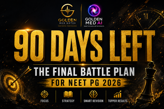 NEET PG 2026: The 90-Day Battle Plan That Actually Works