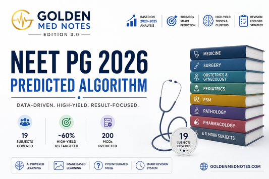 NEET PG 2026: Predicted Algorithm, Golden Med AI & Web App Guide