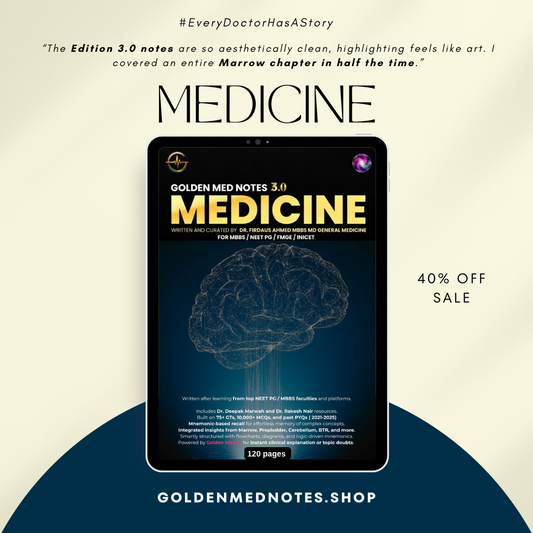 General Medicine Golden Med Notes Edition 3.0