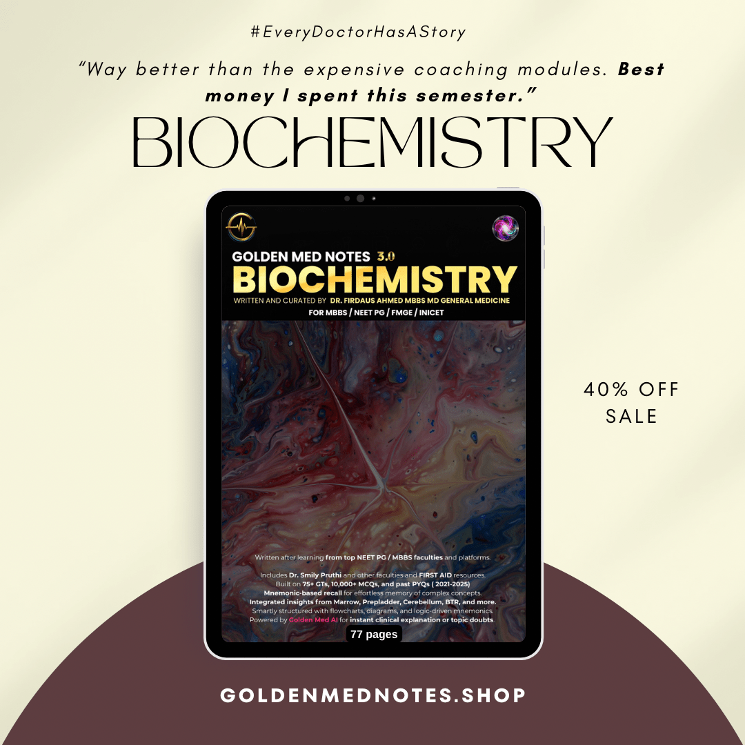 Biochemistry Concise Notes for MBBS & NEET PG | Ed 3.0 pdf – GOLDEN MED ...