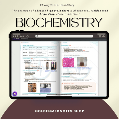 1ST YEAR MBBS BEGINNER CONCISE EXAM READY NOTES - GOLDEN MED NOTES