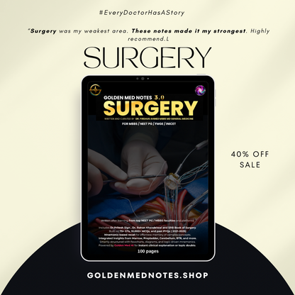 FINAL YEAR MBBS MAJOR SUB JECTS – EXAM READY CONCISE NOTES (Edition 3.0)