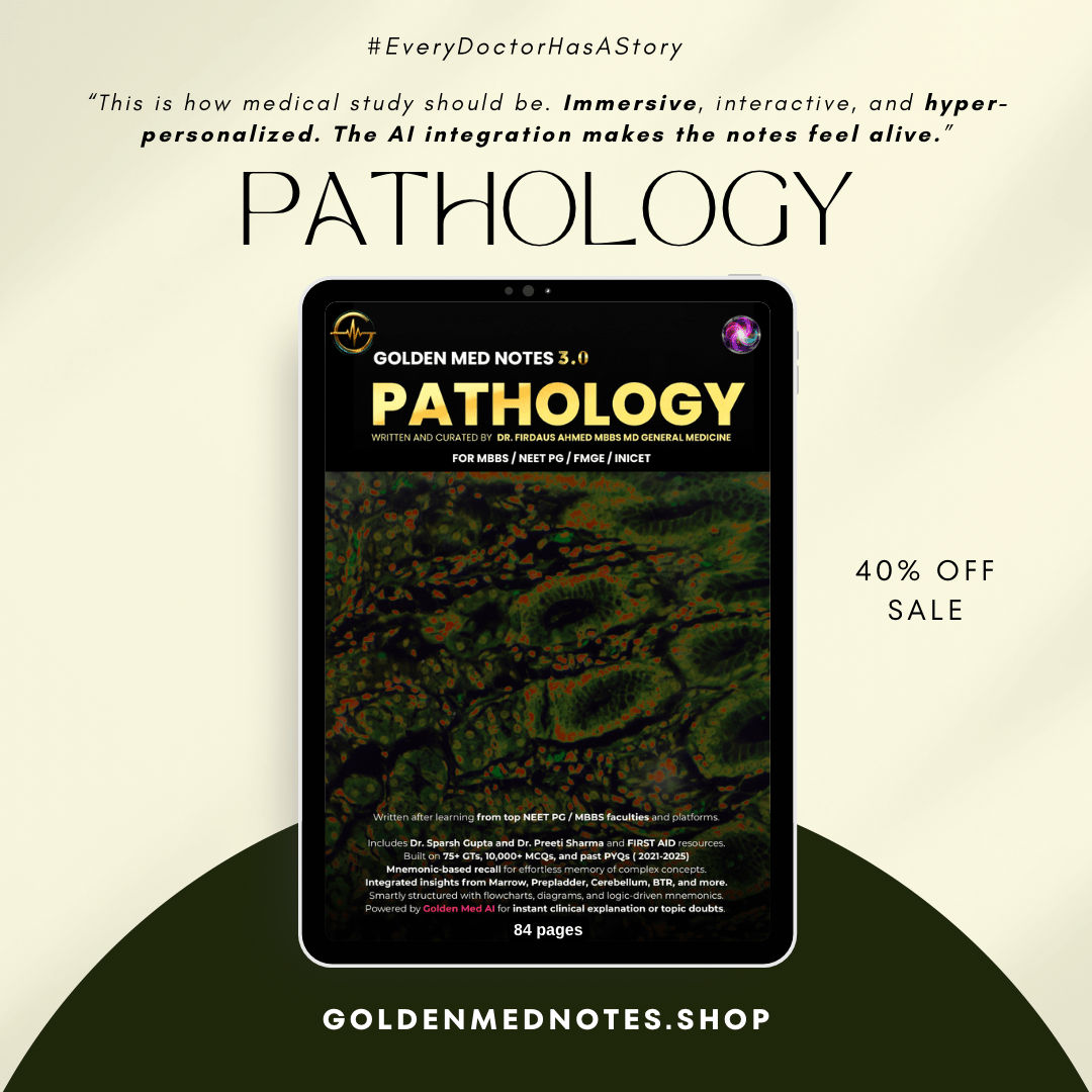 Pathology Concise Notes for MBBS & NEET PG | Edition 3.0 pdf – GOLDEN ...