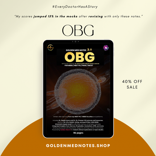 OBG Golden Med Notes Edition 3.0