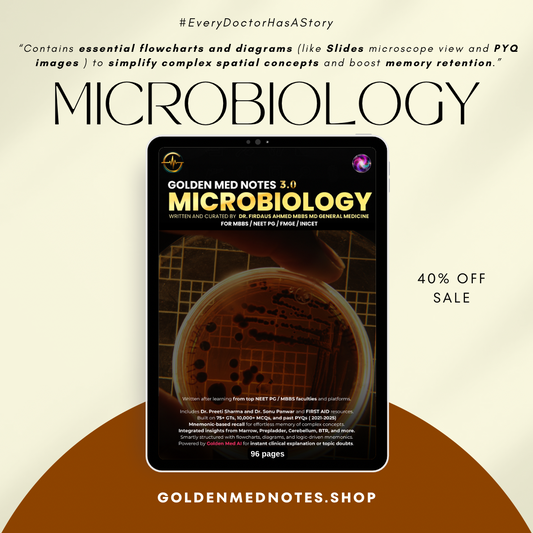Microbiology Golden Med Notes Edition 3.0