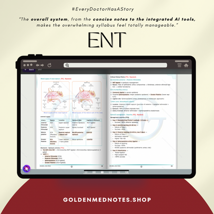 ENT Golden Med Notes Edition 3.0