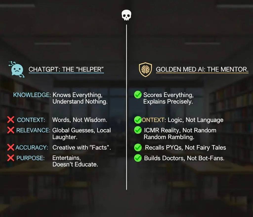 Golden Med AI 24/7 AI Medical Tutor - GOLDEN MED NOTES