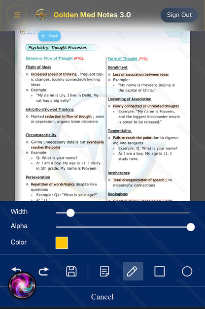 Early Bird Offer Golden Med Notes Edition 3.0 with Golden Med AI 24/7 Tutor Master Plan