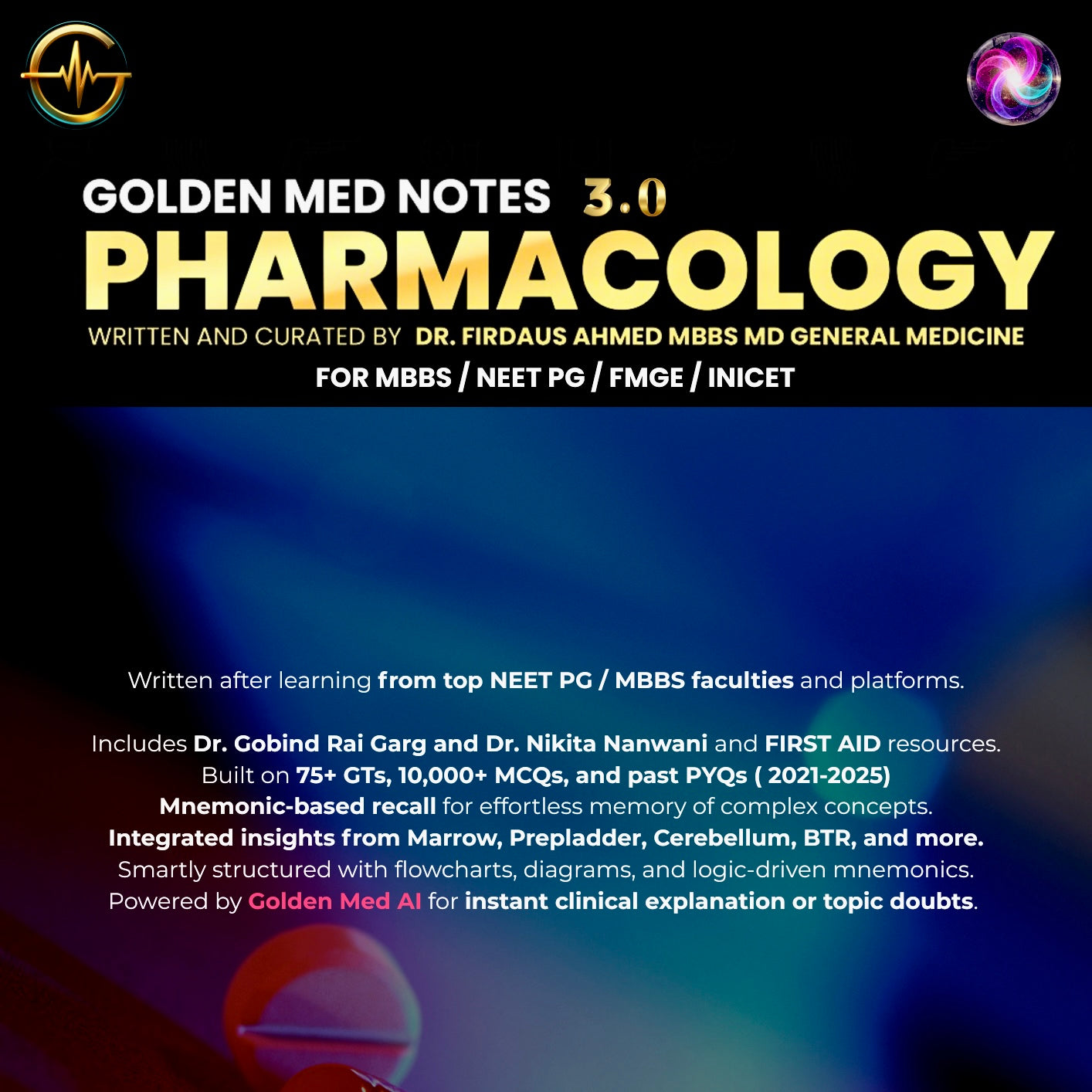 Pharmacology Golden Med Notes Edition 3.0
