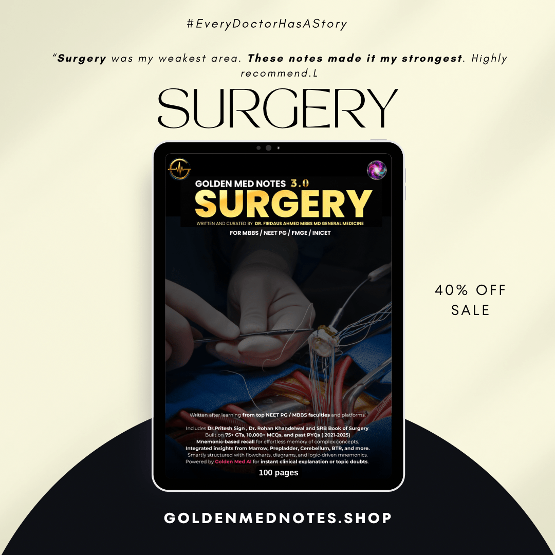 Surgery Concise Notes for MBBS & NEET PG | Edition 3.0 pdf – GOLDEN MED ...