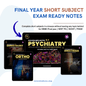 FINAL YEAR MBBS SHORT/MINOR SUBJECTS NOTES - GOLDEN MED NOTES
