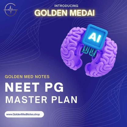 Golden Med AI Master Plan 3.0 (19 subjects + Golden Med AI for 1 year) - GOLDEN MED NOTES