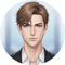 Handsome fair 27 old male slim face anime avatar face close up for Instagram profile picture 