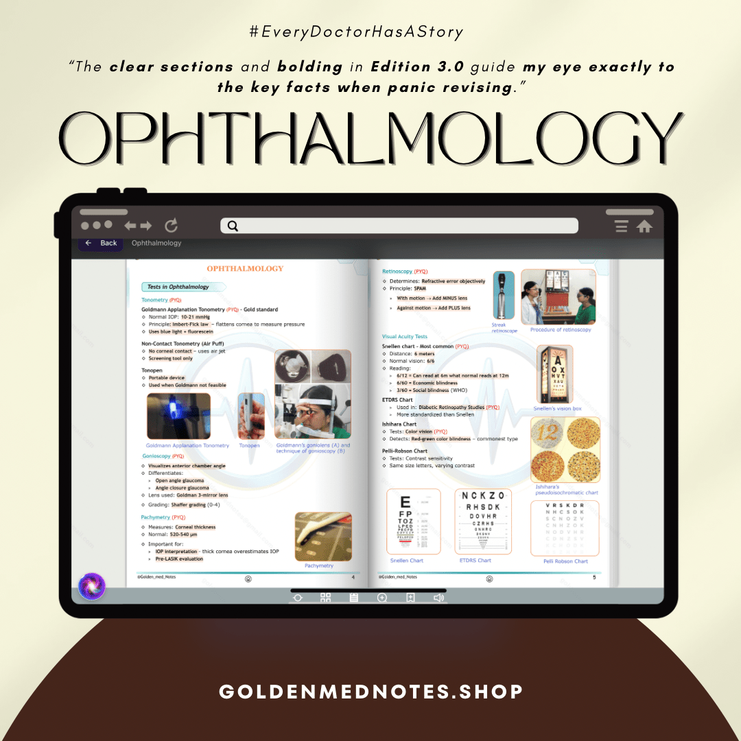 Ophthalmology Note Ophthalmology Concise Notes for MBBS & NEET PG | Edition 3.0 pdf ...