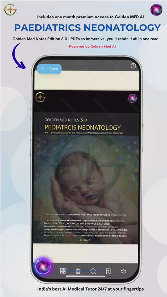 Paediatrics Neonatology Golden Med Notes Edition 3.0