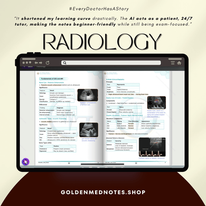 RADIOLOGY Golden Med Notes Edition 3.0 - GOLDEN MED NOTES